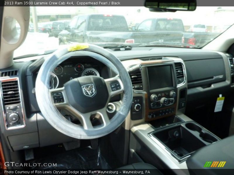 Copperhead Pearl / Black 2013 Ram 3500 Laramie Crew Cab 4x4