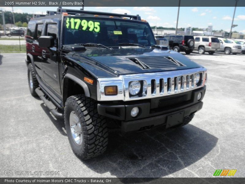 Black / Ebony Black 2005 Hummer H2 SUV