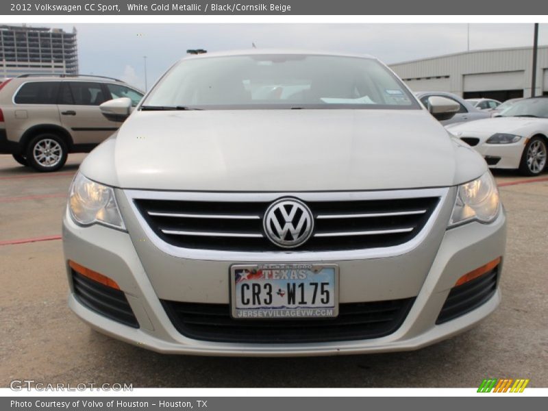 White Gold Metallic / Black/Cornsilk Beige 2012 Volkswagen CC Sport