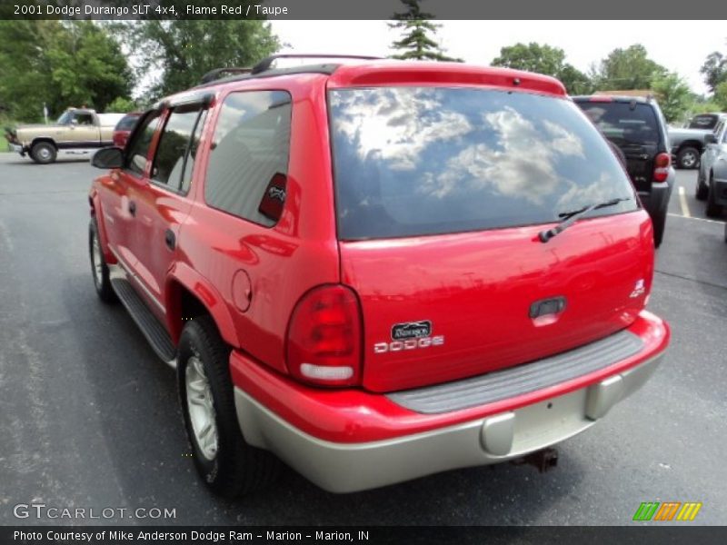 Flame Red / Taupe 2001 Dodge Durango SLT 4x4