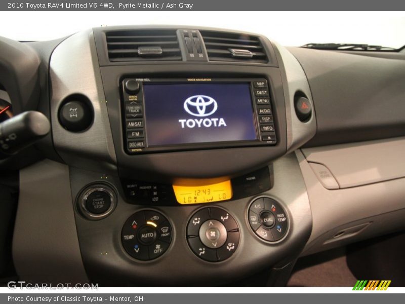 Controls of 2010 RAV4 Limited V6 4WD