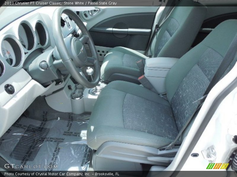 Stone White / Pastel Slate Gray 2010 Chrysler PT Cruiser Classic