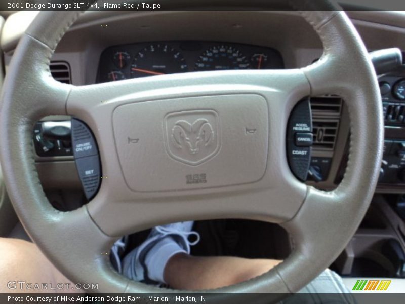 Flame Red / Taupe 2001 Dodge Durango SLT 4x4