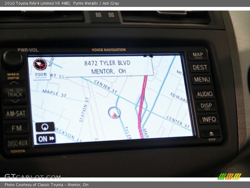 Navigation of 2010 RAV4 Limited V6 4WD