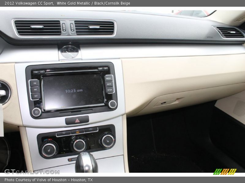 White Gold Metallic / Black/Cornsilk Beige 2012 Volkswagen CC Sport