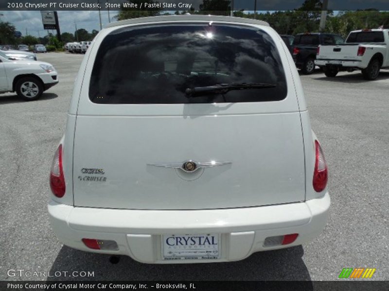 Stone White / Pastel Slate Gray 2010 Chrysler PT Cruiser Classic