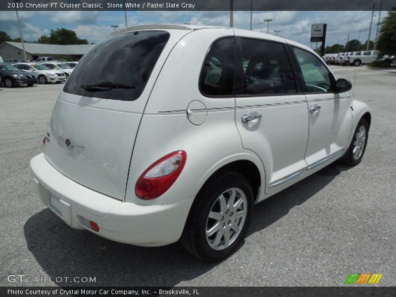 Stone White / Pastel Slate Gray 2010 Chrysler PT Cruiser Classic