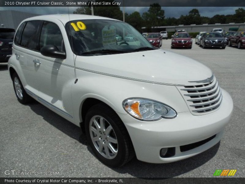 Stone White / Pastel Slate Gray 2010 Chrysler PT Cruiser Classic