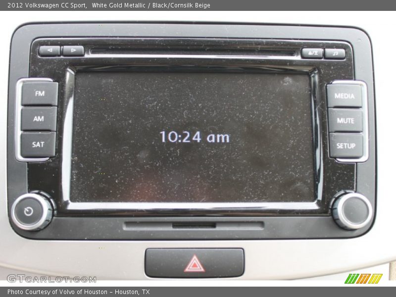 White Gold Metallic / Black/Cornsilk Beige 2012 Volkswagen CC Sport