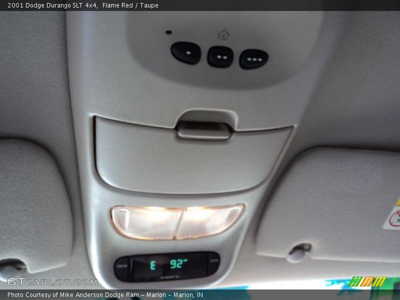Flame Red / Taupe 2001 Dodge Durango SLT 4x4
