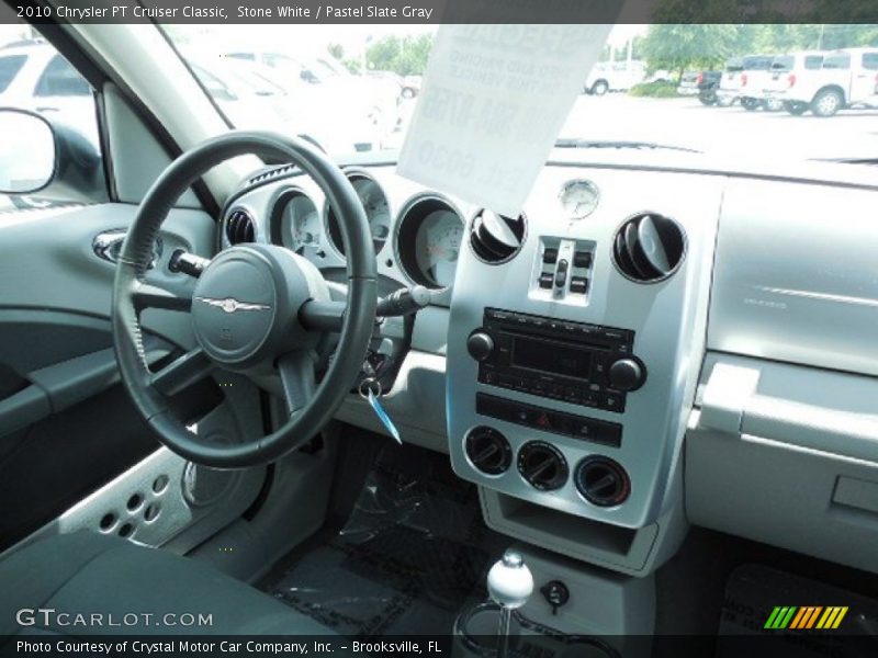 Stone White / Pastel Slate Gray 2010 Chrysler PT Cruiser Classic