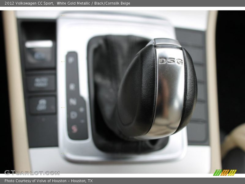 White Gold Metallic / Black/Cornsilk Beige 2012 Volkswagen CC Sport