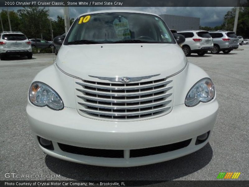 Stone White / Pastel Slate Gray 2010 Chrysler PT Cruiser Classic