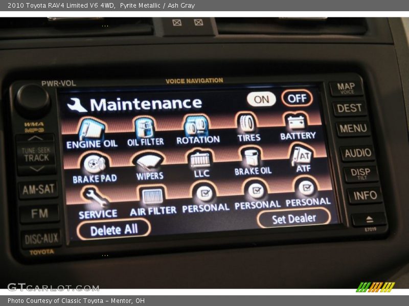 Pyrite Metallic / Ash Gray 2010 Toyota RAV4 Limited V6 4WD