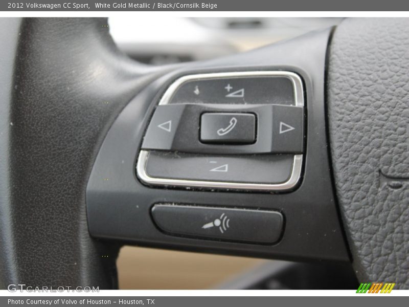 White Gold Metallic / Black/Cornsilk Beige 2012 Volkswagen CC Sport
