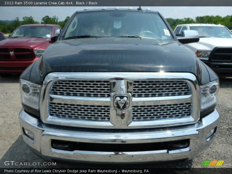 Black / Black 2013 Ram 3500 Laramie Crew Cab 4x4