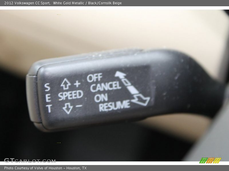 White Gold Metallic / Black/Cornsilk Beige 2012 Volkswagen CC Sport