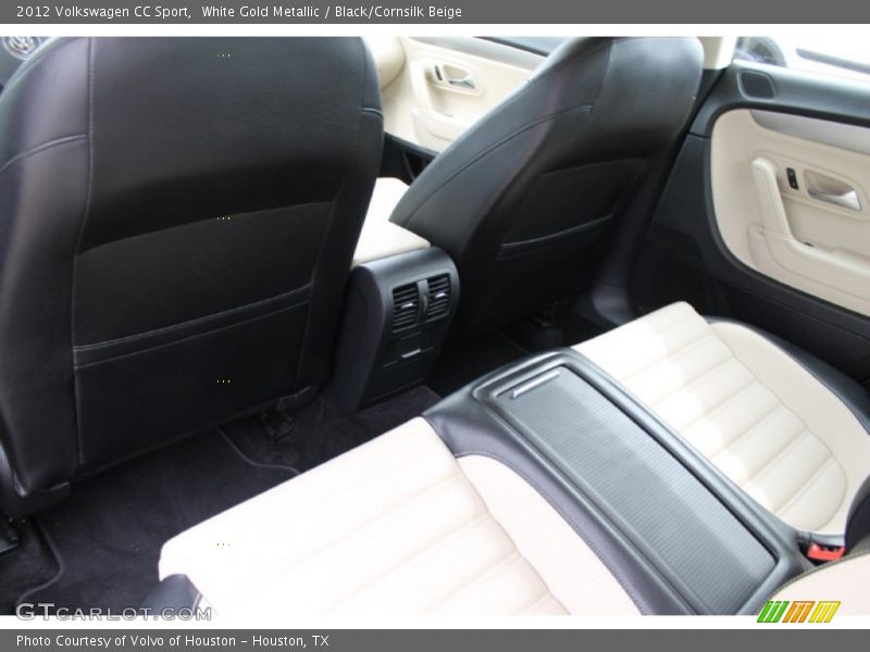 White Gold Metallic / Black/Cornsilk Beige 2012 Volkswagen CC Sport