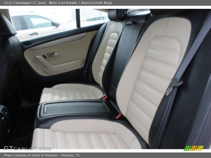 White Gold Metallic / Black/Cornsilk Beige 2012 Volkswagen CC Sport