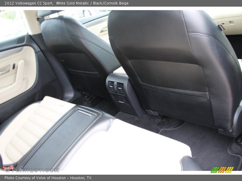 White Gold Metallic / Black/Cornsilk Beige 2012 Volkswagen CC Sport