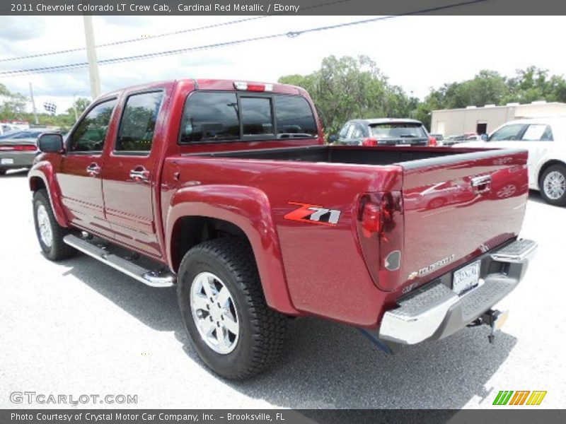 Cardinal Red Metallic / Ebony 2011 Chevrolet Colorado LT Crew Cab