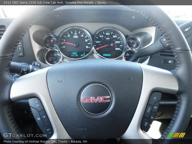 Sonoma Red Metallic / Ebony 2013 GMC Sierra 1500 SLE Crew Cab 4x4