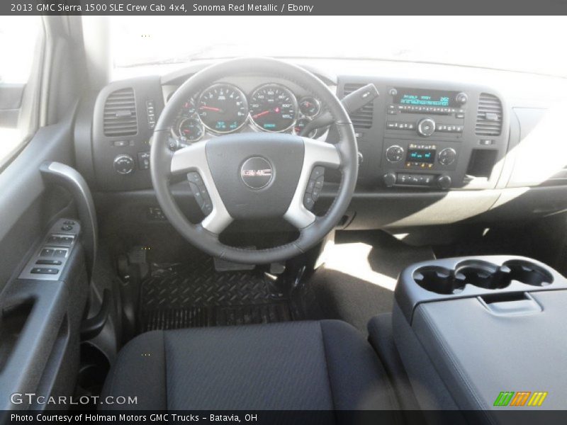 Sonoma Red Metallic / Ebony 2013 GMC Sierra 1500 SLE Crew Cab 4x4