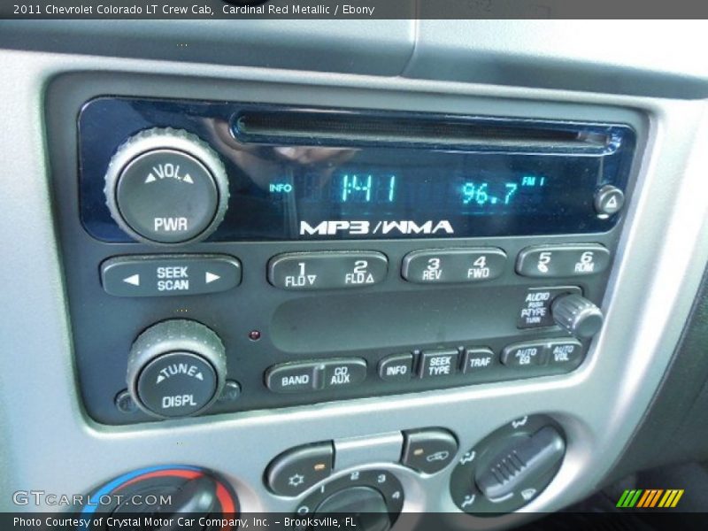 Cardinal Red Metallic / Ebony 2011 Chevrolet Colorado LT Crew Cab