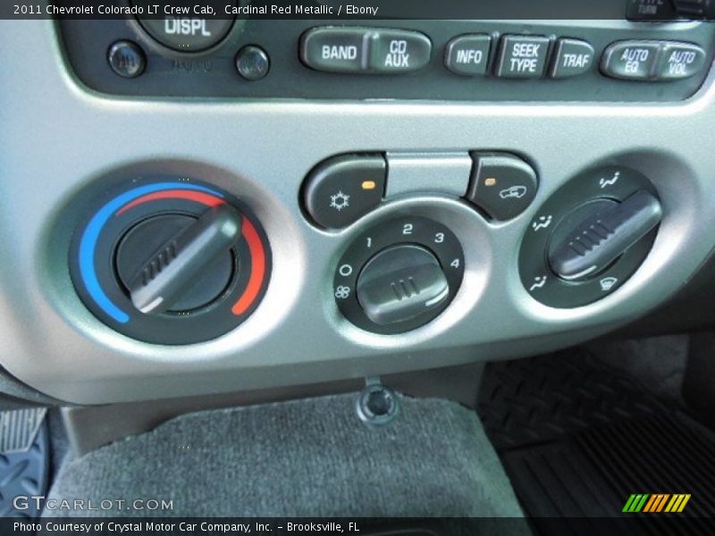 Cardinal Red Metallic / Ebony 2011 Chevrolet Colorado LT Crew Cab