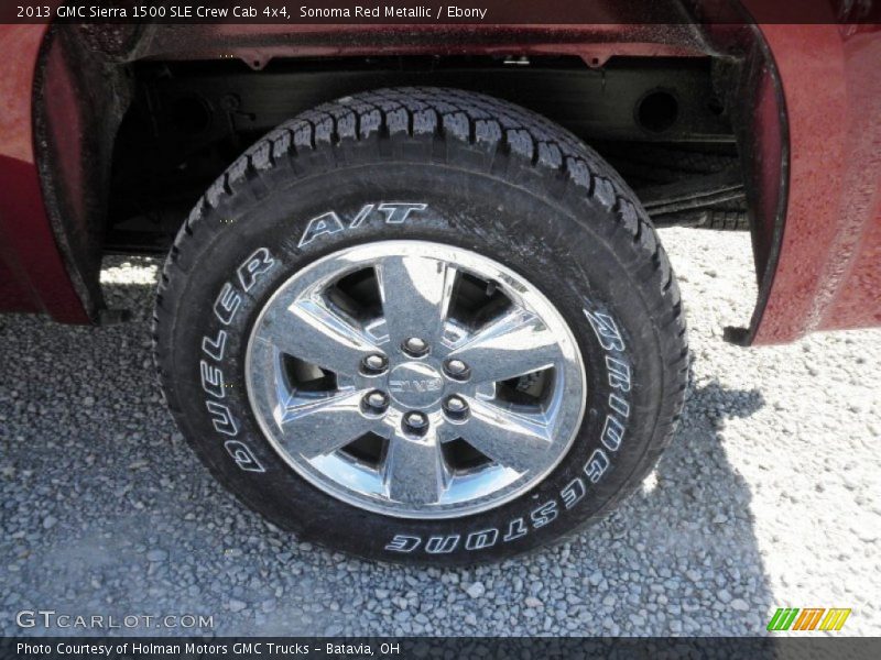 Sonoma Red Metallic / Ebony 2013 GMC Sierra 1500 SLE Crew Cab 4x4