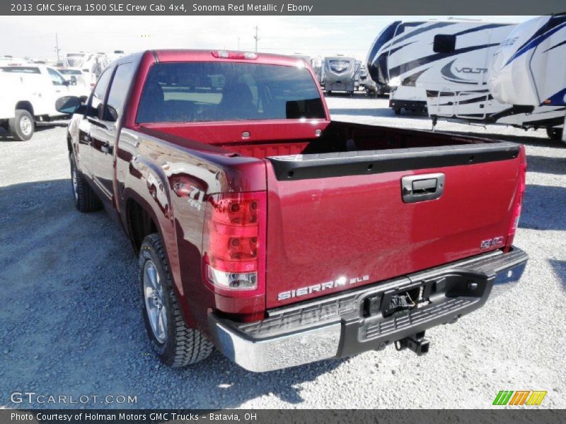 Sonoma Red Metallic / Ebony 2013 GMC Sierra 1500 SLE Crew Cab 4x4
