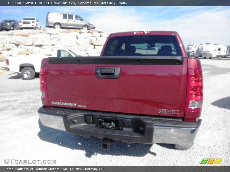 Sonoma Red Metallic / Ebony 2013 GMC Sierra 1500 SLE Crew Cab 4x4