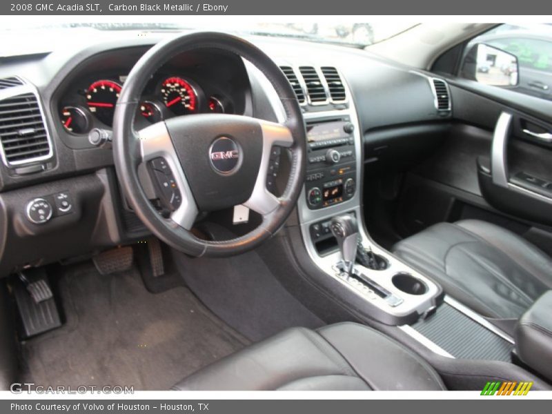 Carbon Black Metallic / Ebony 2008 GMC Acadia SLT