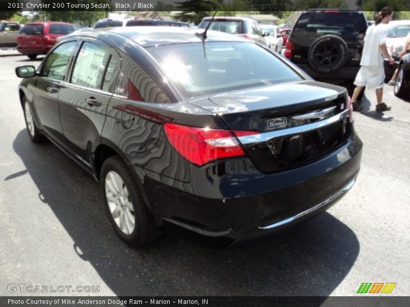 Black / Black 2013 Chrysler 200 Touring Sedan