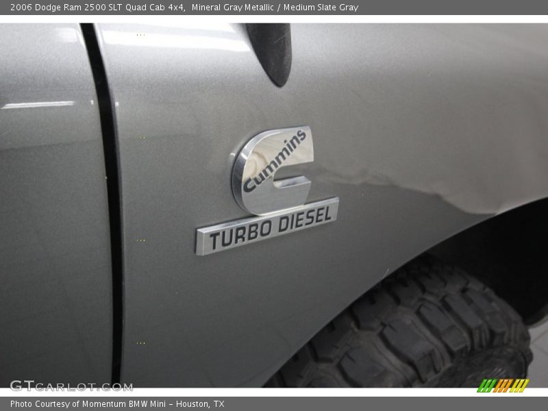 Mineral Gray Metallic / Medium Slate Gray 2006 Dodge Ram 2500 SLT Quad Cab 4x4