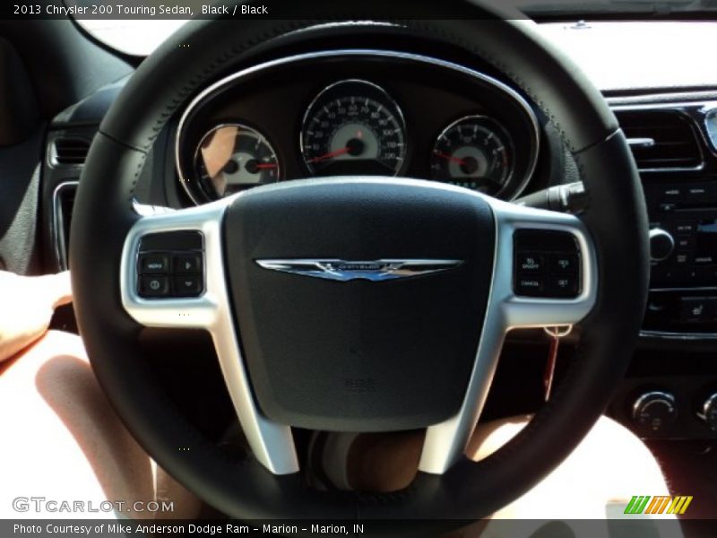 Black / Black 2013 Chrysler 200 Touring Sedan