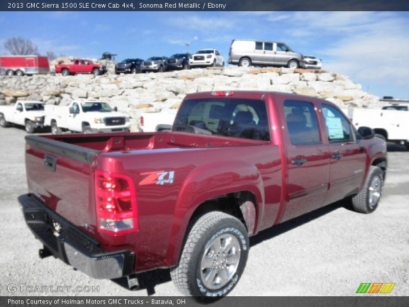 Sonoma Red Metallic / Ebony 2013 GMC Sierra 1500 SLE Crew Cab 4x4