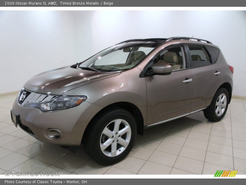 Tinted Bronze Metallic / Beige 2009 Nissan Murano SL AWD