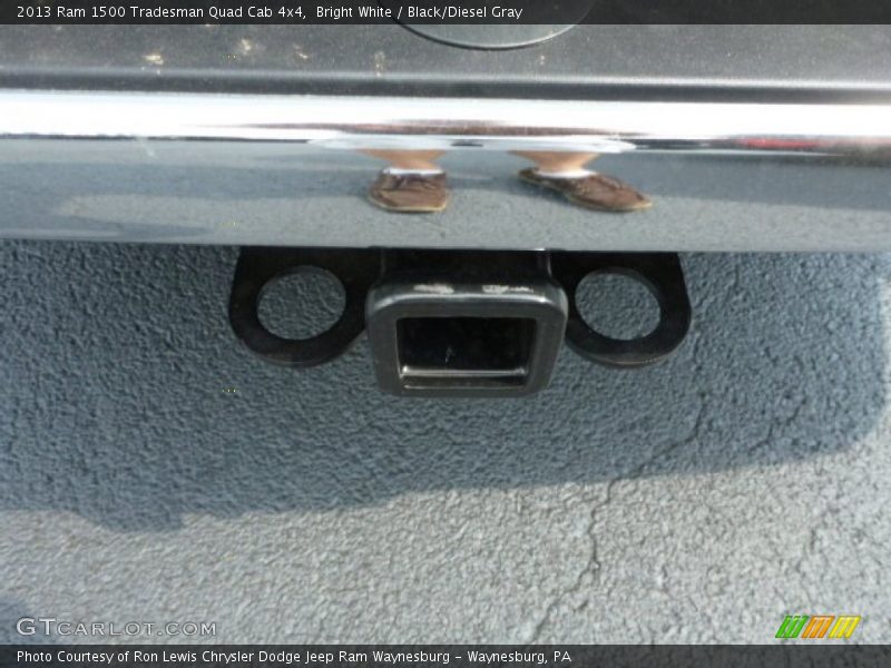 Bright White / Black/Diesel Gray 2013 Ram 1500 Tradesman Quad Cab 4x4
