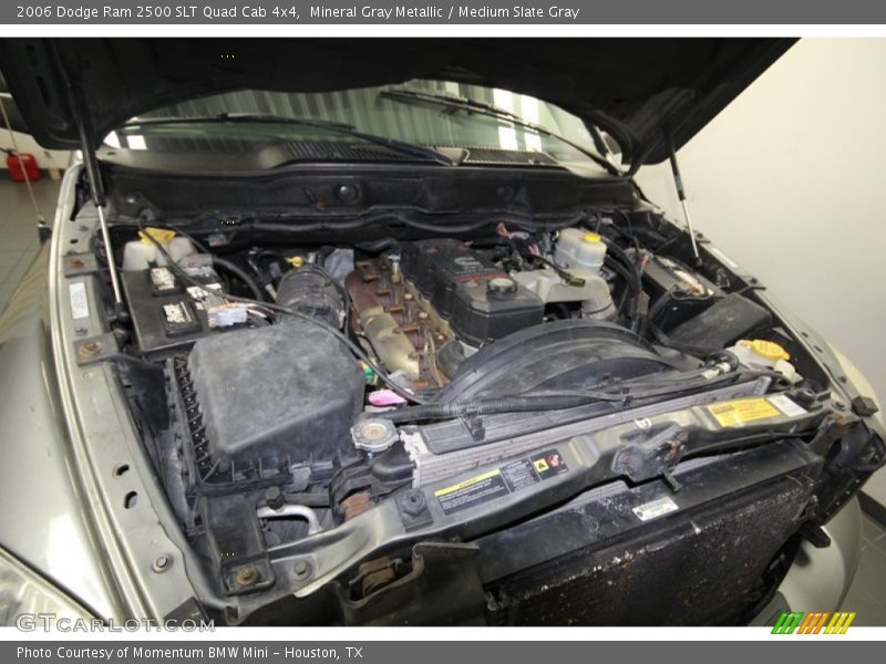 Mineral Gray Metallic / Medium Slate Gray 2006 Dodge Ram 2500 SLT Quad Cab 4x4