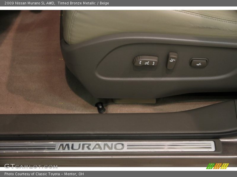 Tinted Bronze Metallic / Beige 2009 Nissan Murano SL AWD