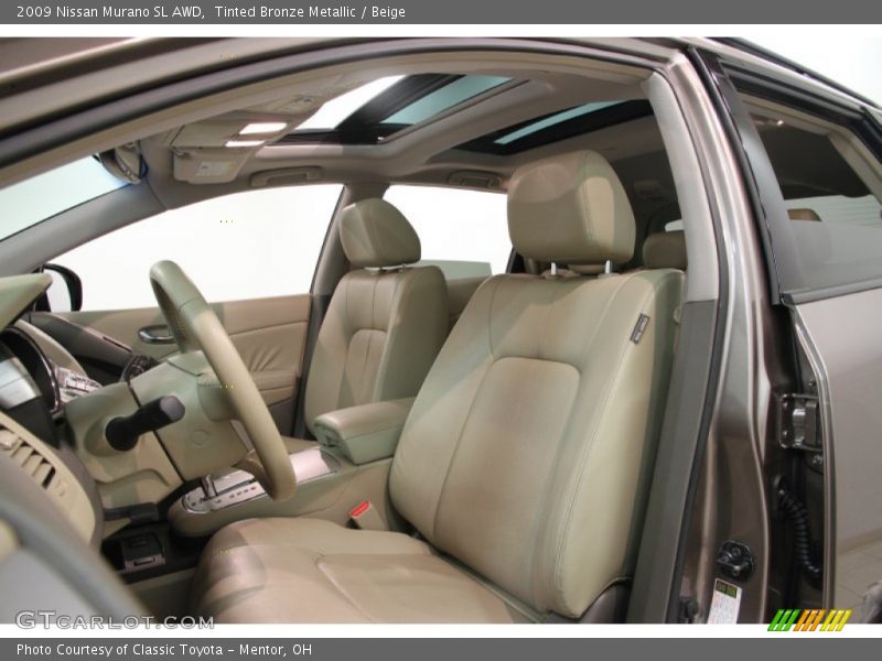 Tinted Bronze Metallic / Beige 2009 Nissan Murano SL AWD