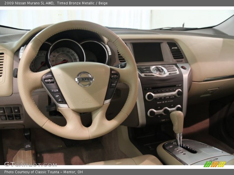 Tinted Bronze Metallic / Beige 2009 Nissan Murano SL AWD