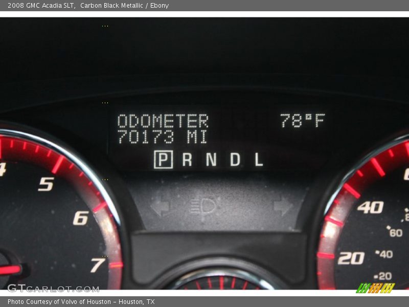 Carbon Black Metallic / Ebony 2008 GMC Acadia SLT