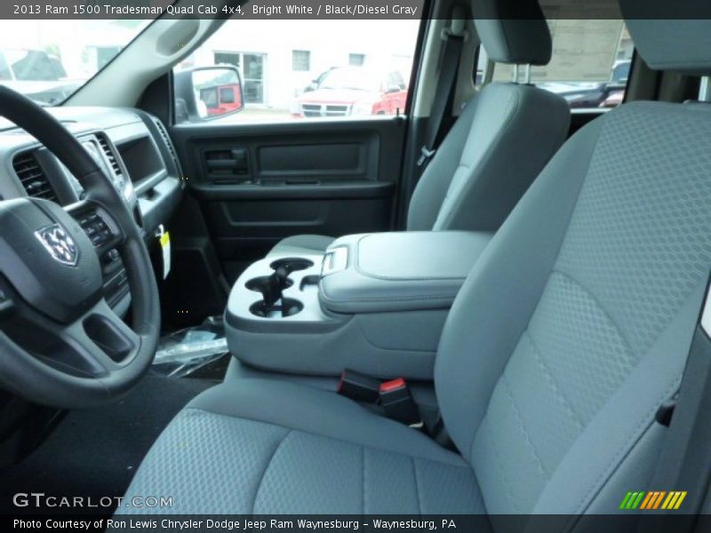 Front Seat of 2013 1500 Tradesman Quad Cab 4x4