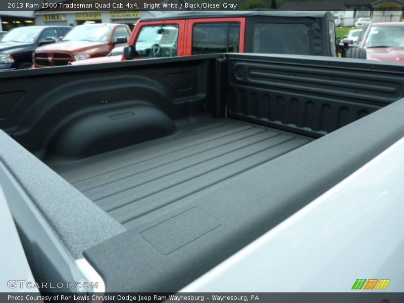 Bright White / Black/Diesel Gray 2013 Ram 1500 Tradesman Quad Cab 4x4