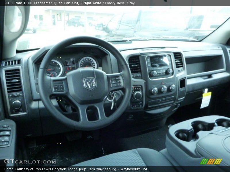 Dashboard of 2013 1500 Tradesman Quad Cab 4x4