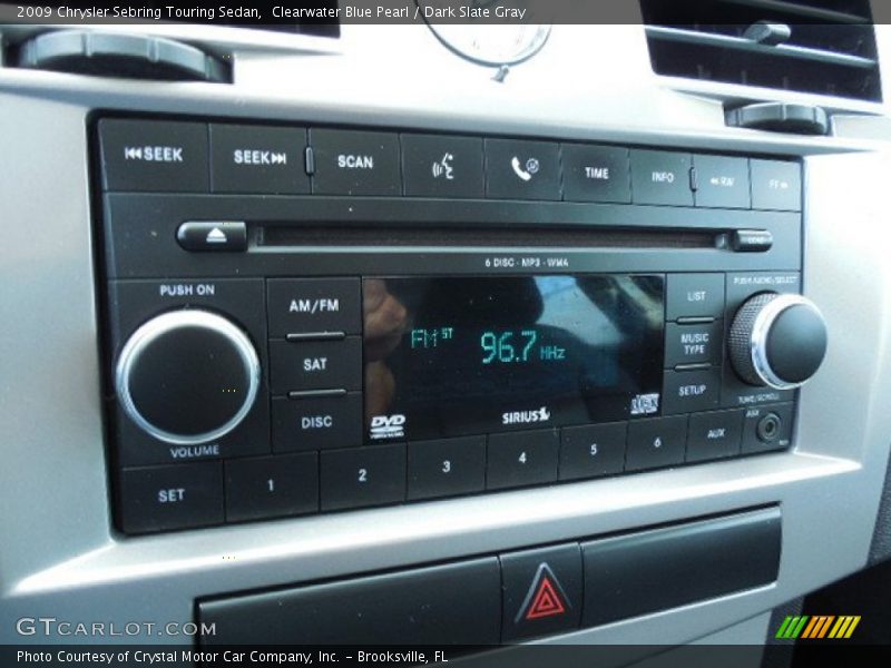 Audio System of 2009 Sebring Touring Sedan