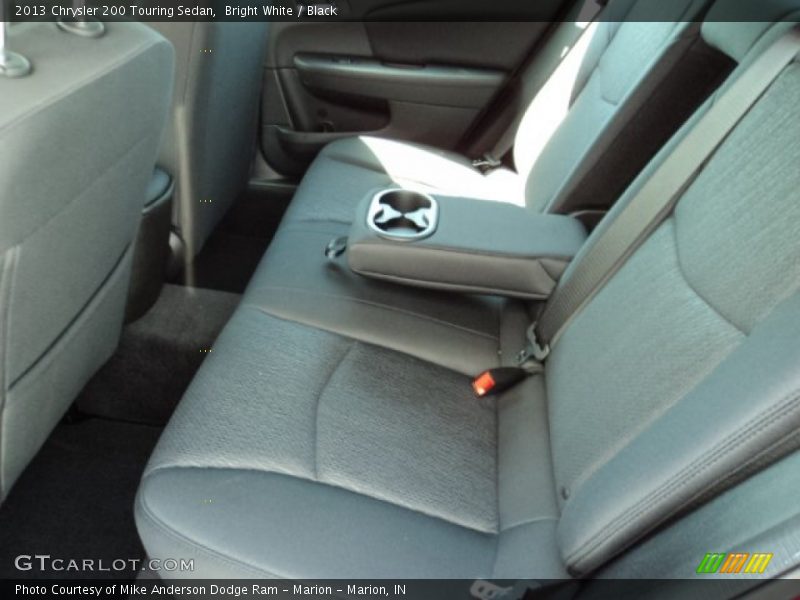 Bright White / Black 2013 Chrysler 200 Touring Sedan
