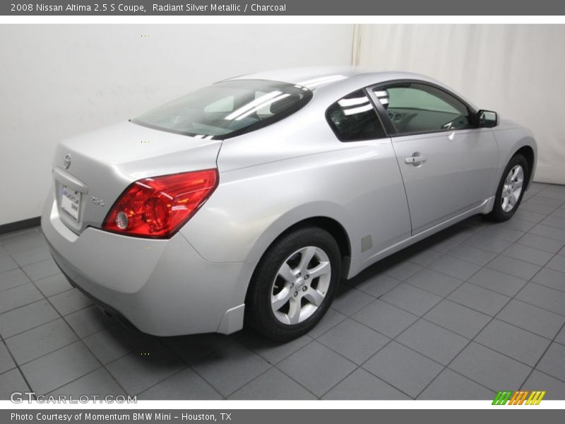 Radiant Silver Metallic / Charcoal 2008 Nissan Altima 2.5 S Coupe